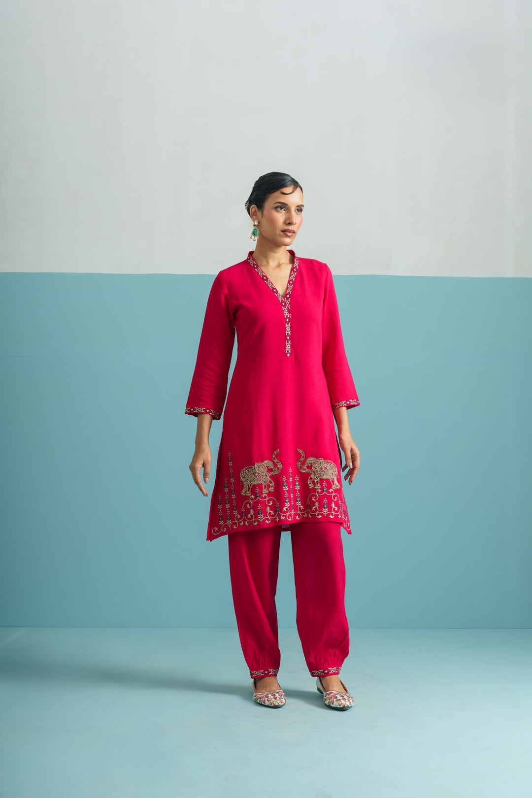 Parikrama Rose Handwork Co-ord set
