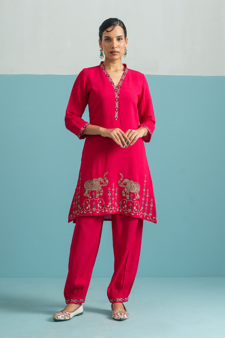 Parikrama Rose Handwork Co-ord set