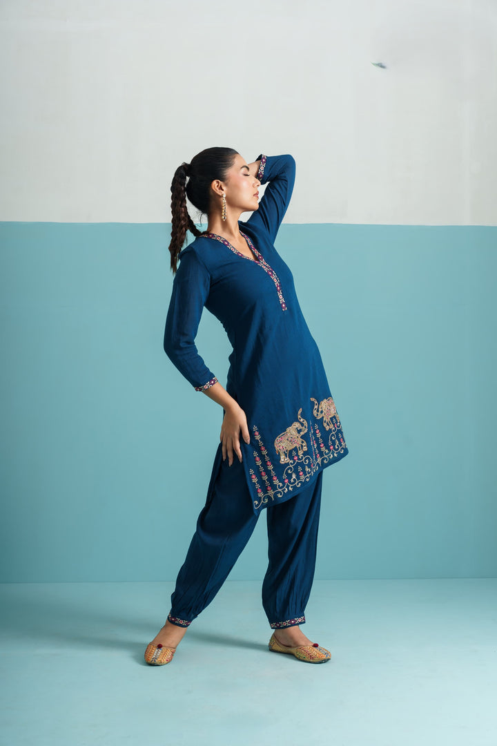 Parikrama Azure Handwork Co-ord set