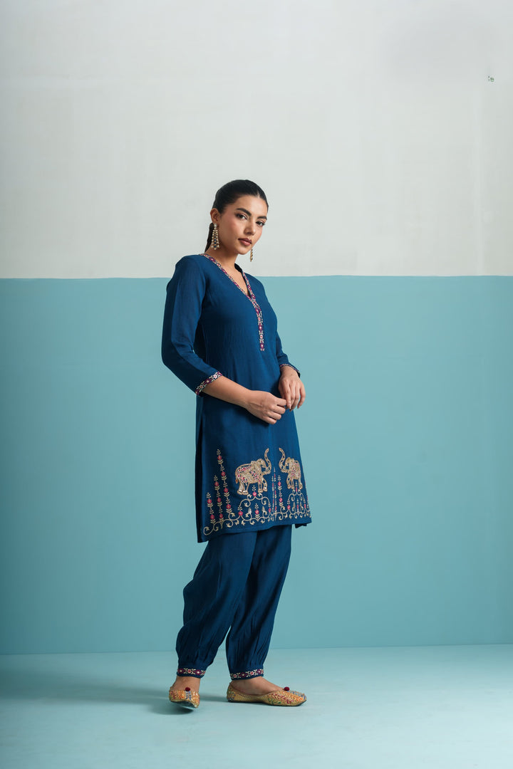 Parikrama Azure Handwork Co-ord set