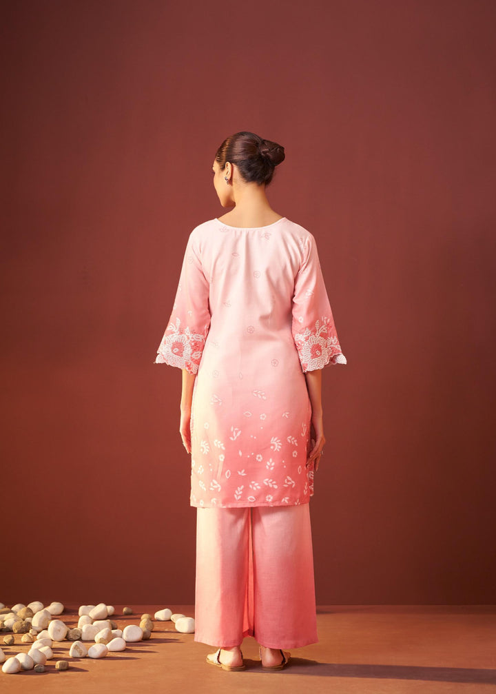 Ira salmon embroidery co-ord set