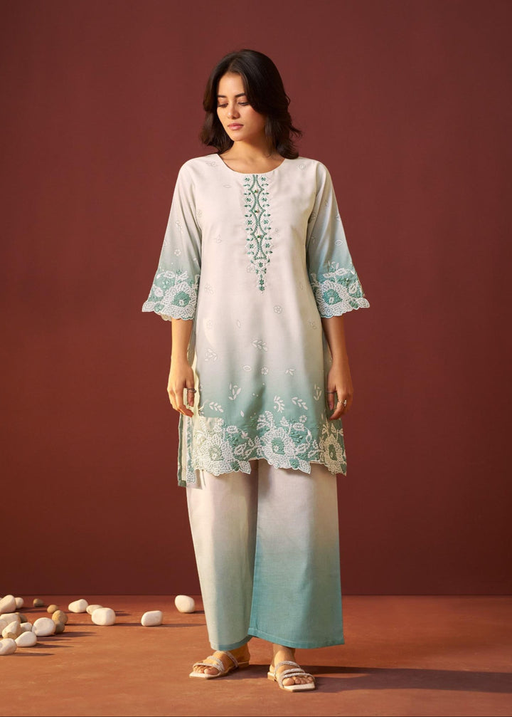 Ira spruce embroidery co-ord set