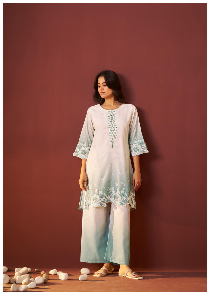 Ira spruce embroidery co-ord set