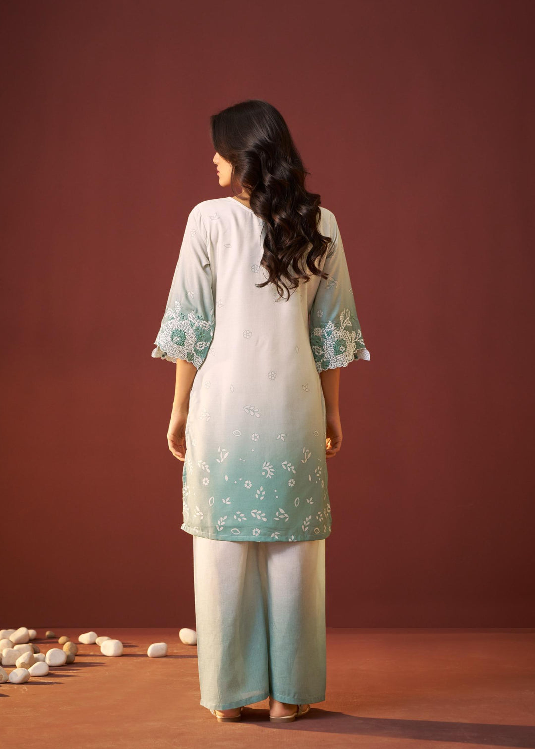 Ira spruce embroidery co-ord set