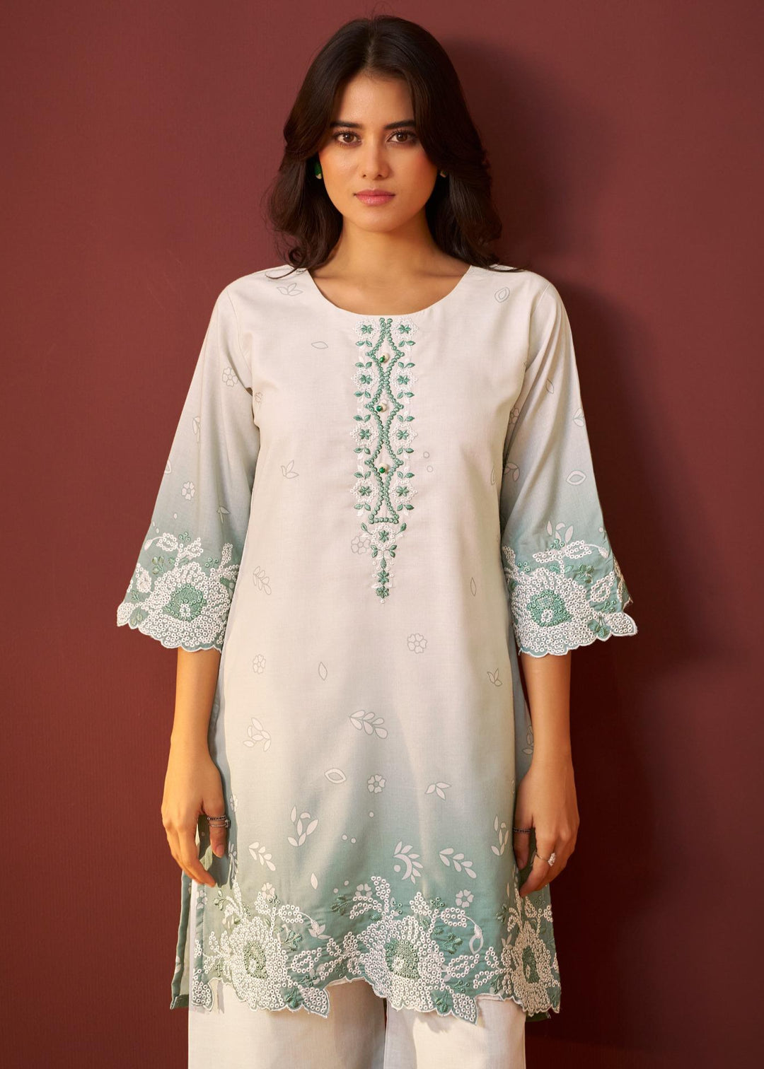 Ira spruce embroidery co-ord set