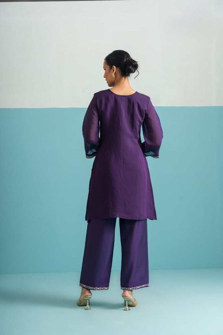 Parikrama Orchid embroidery co-ord set