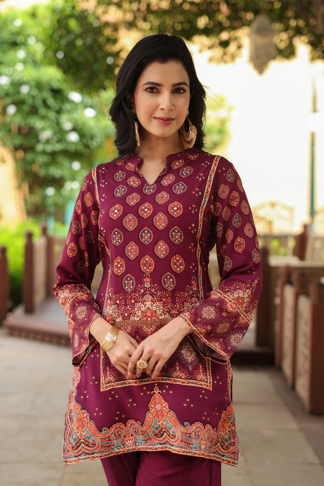 Mahua Mulberry Printed Co-ord set