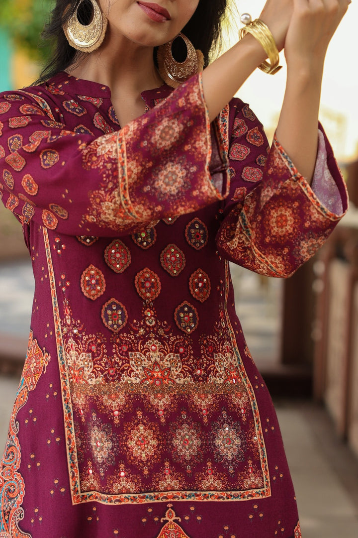 Mahua Mulberry Printed Co-ord set