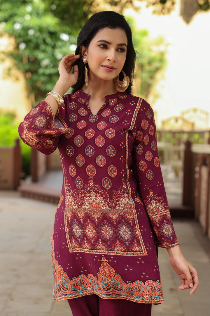 Mahua Mulberry Printed Co-ord set