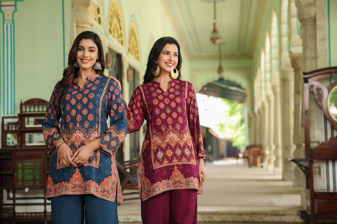 Mahua Mulberry Printed Co-ord set