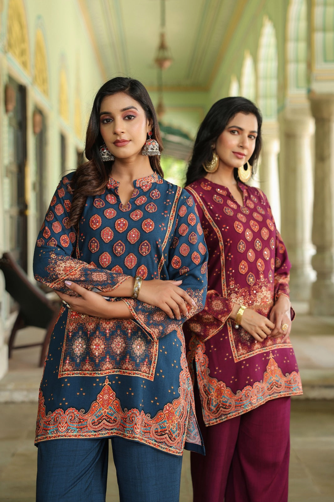 Mahua Mulberry Printed Co-ord set