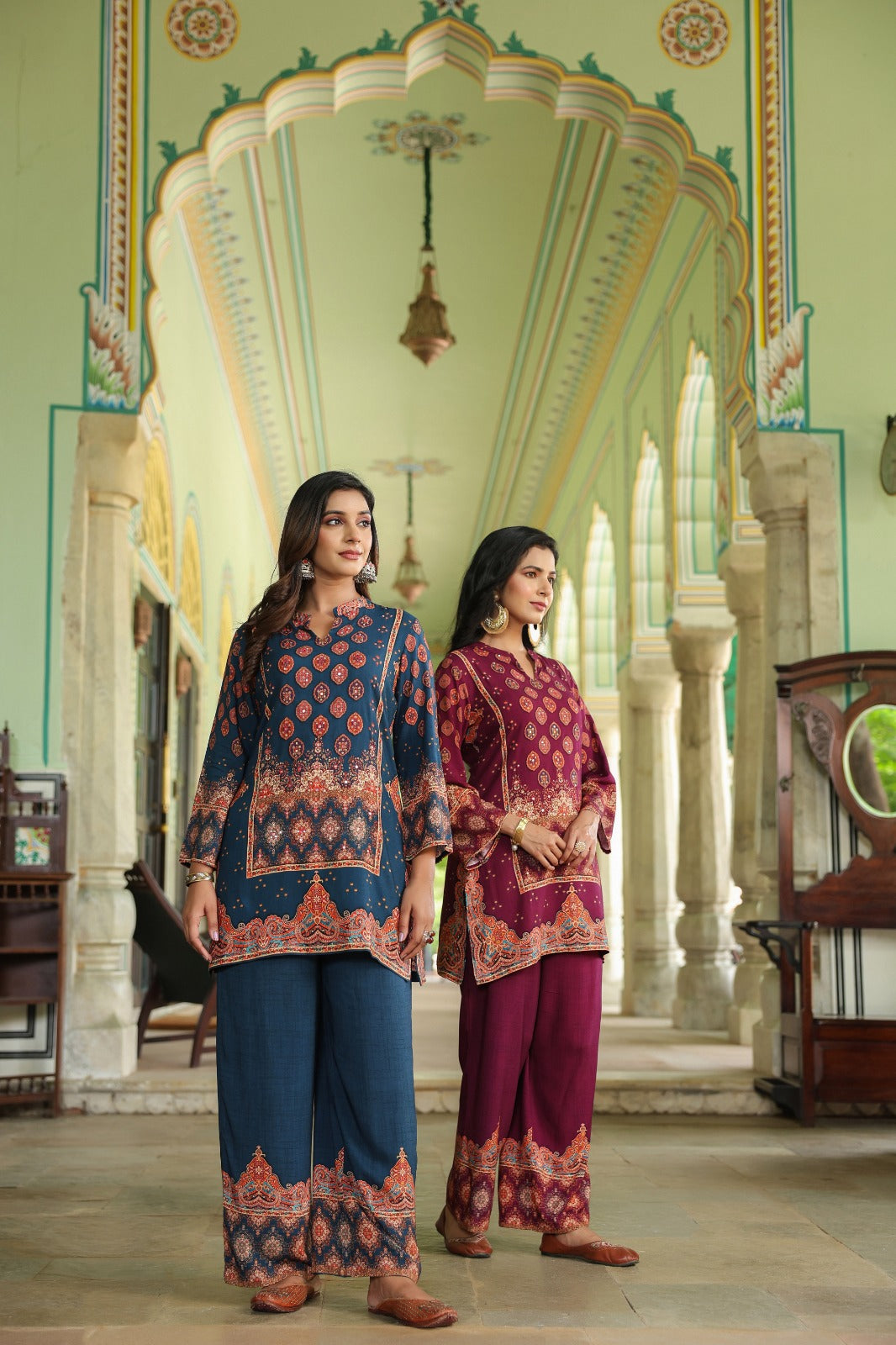 Mahua Mulberry Printed Co-ord set