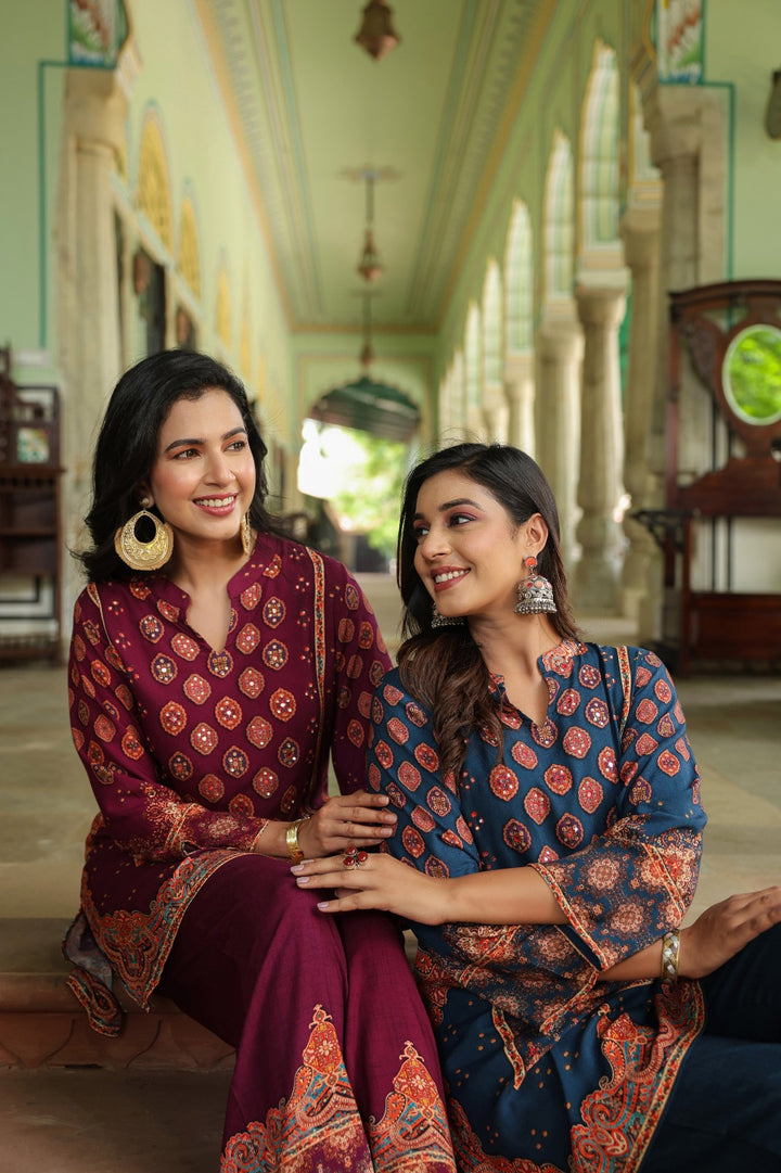 Mahua Mulberry Printed Co-ord set