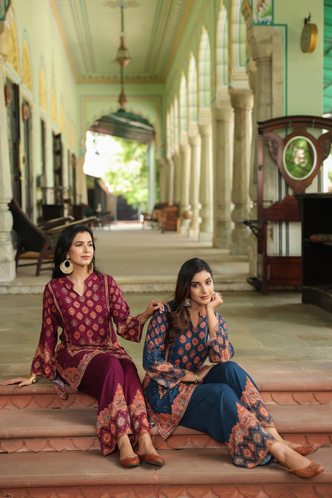 Mahua Mulberry Printed Co-ord set