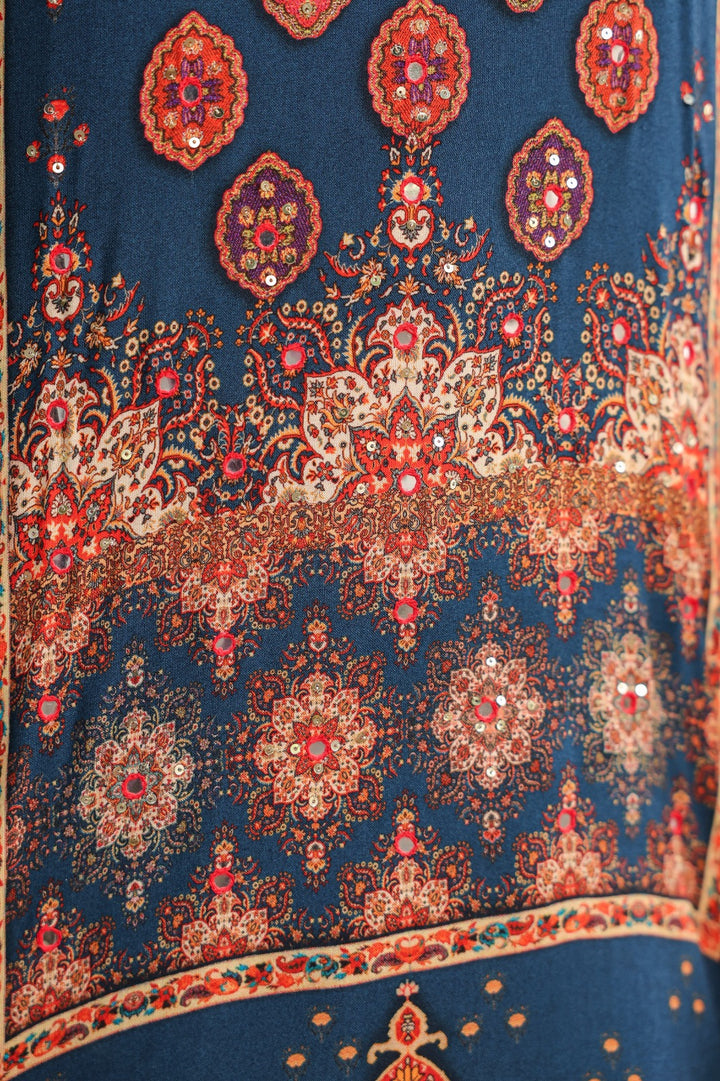 Mahua midnight printed Co-ord set