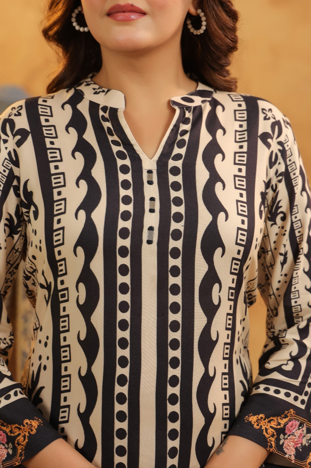 Mahua mono printed Co-ord set