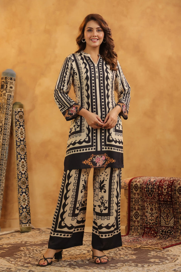 Mahua mono printed Co-ord set