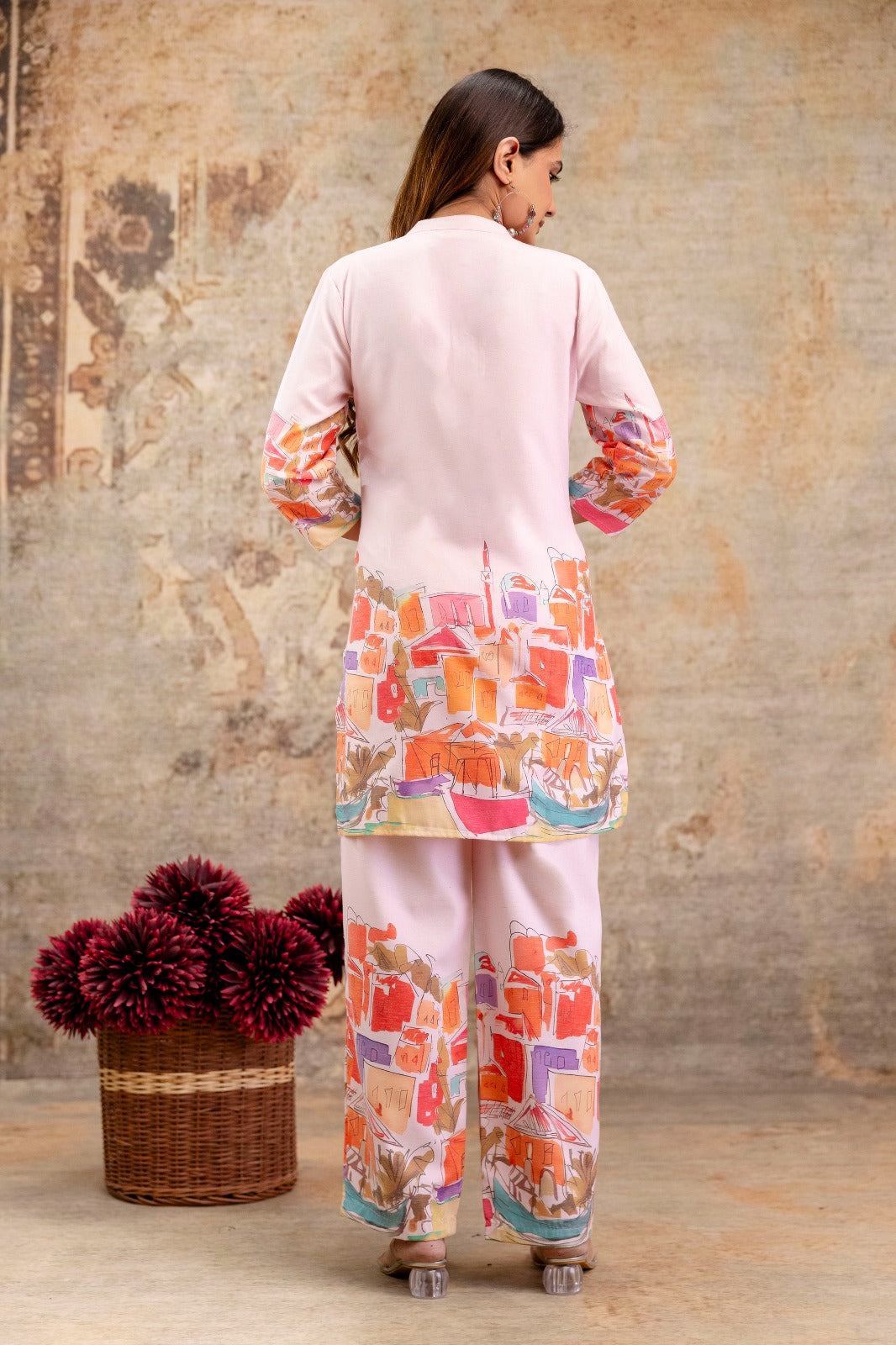 Hardik Oyster printed Co-ord set