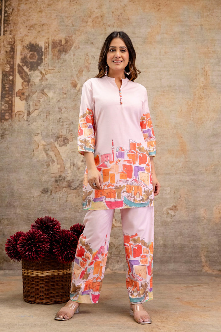 Hardik Oyster printed Co-ord set