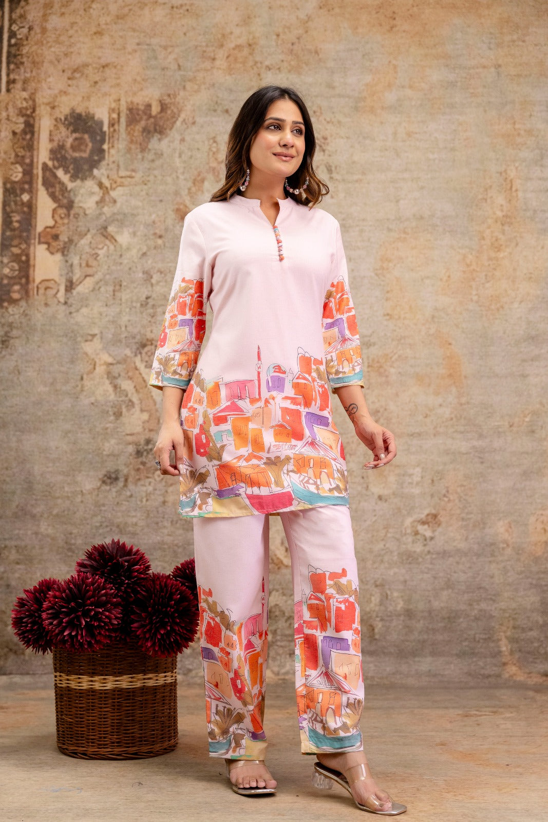 Hardik Oyster printed Co-ord set