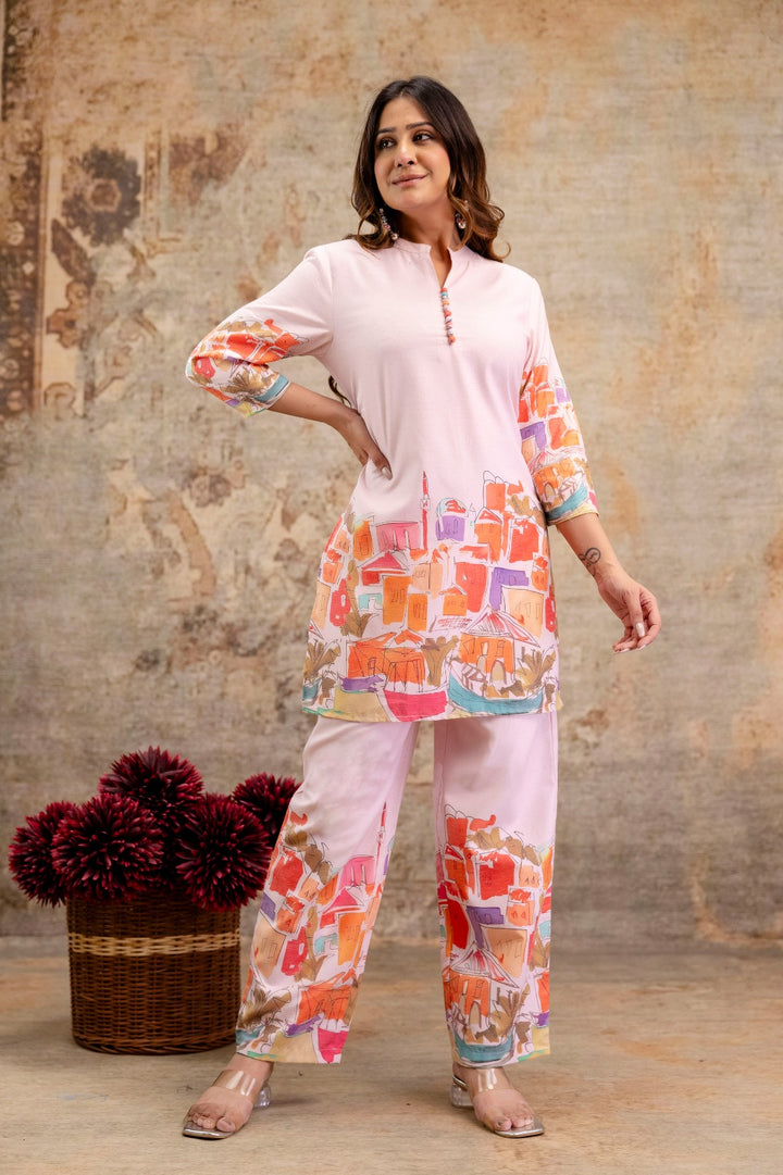 Hardik Oyster printed Co-ord set