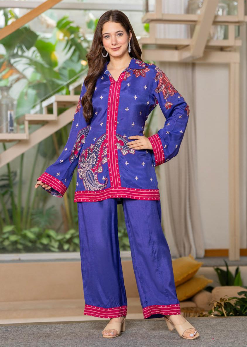 Jayti midnight printed Co-ord set