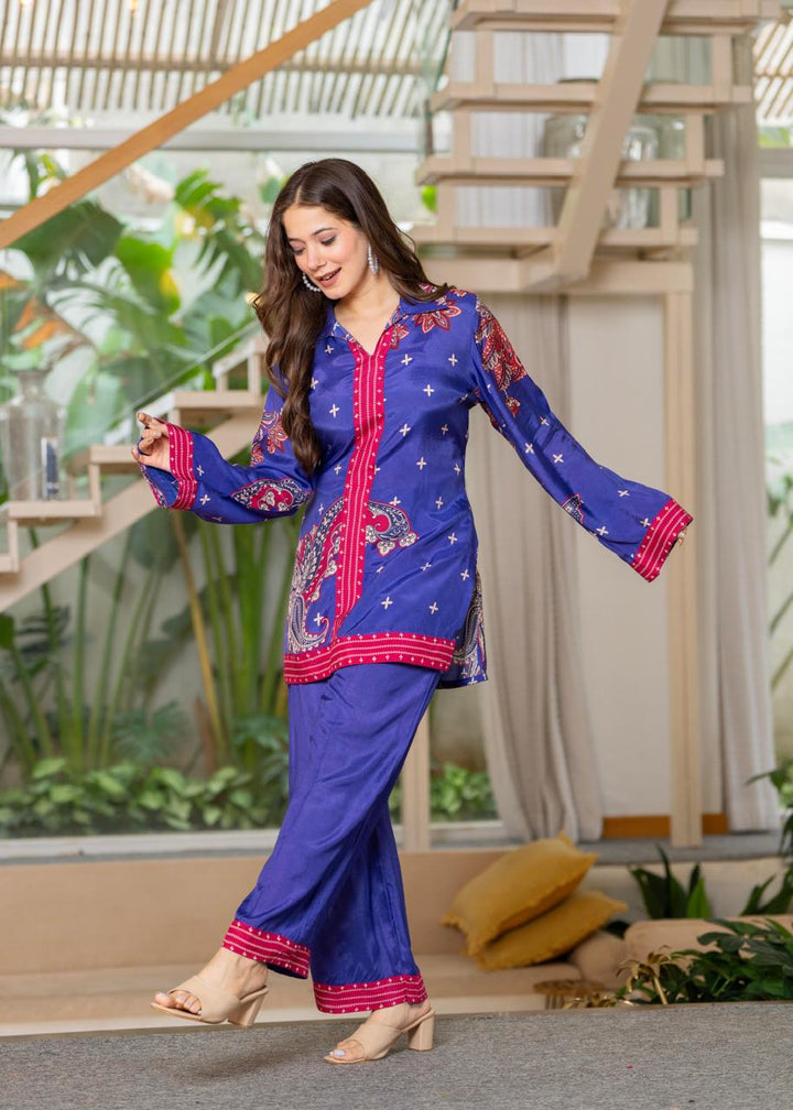 Jayti midnight printed Co-ord set