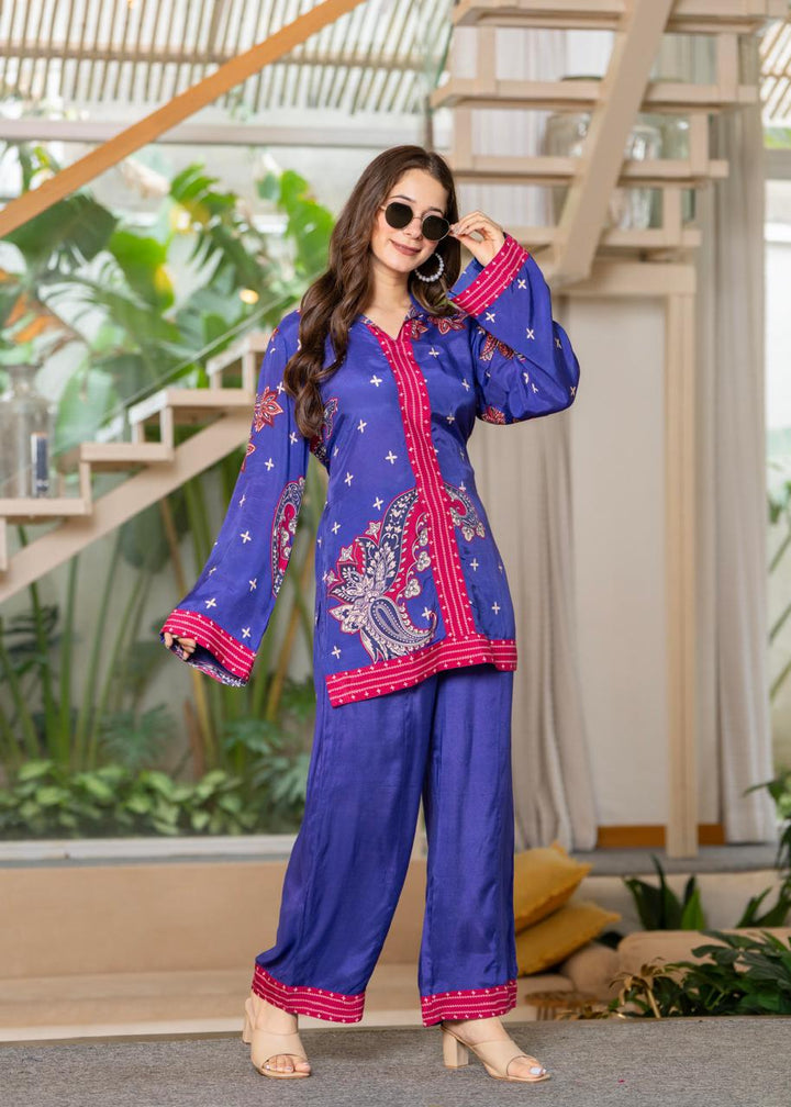 Jayti midnight printed Co-ord set