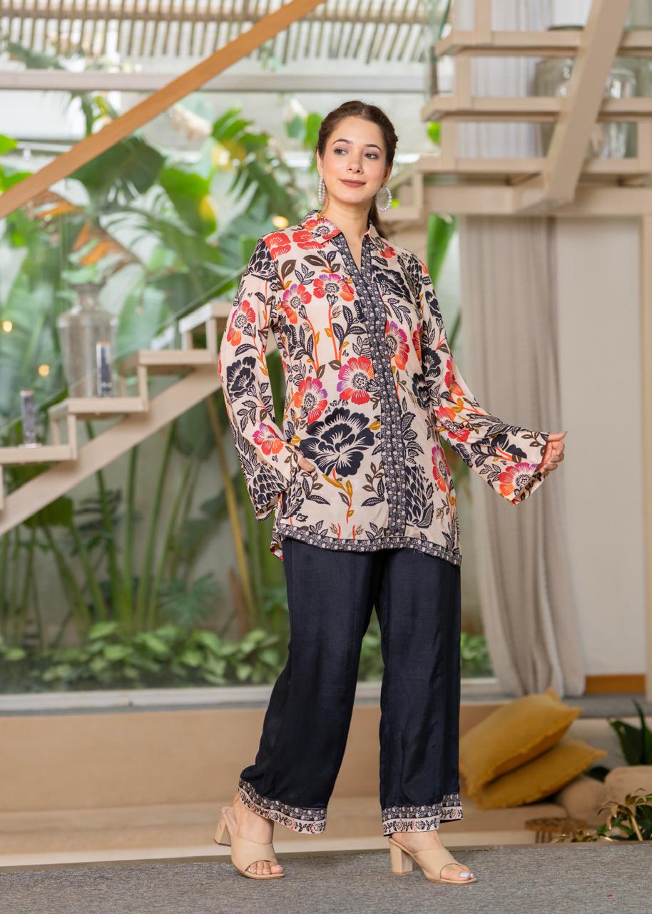 Jayti Floral printed Co-ord set