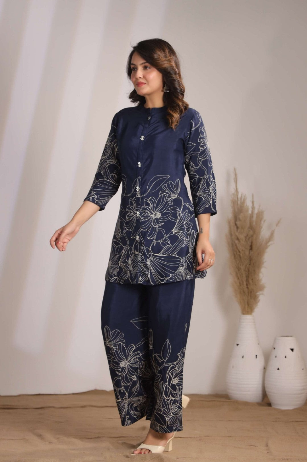 Sylvie Azure Co-ord Set