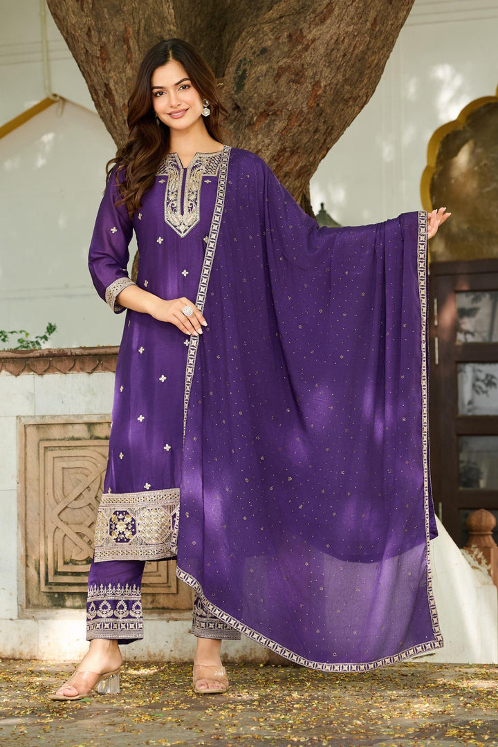 Lopa orchid full work suit set