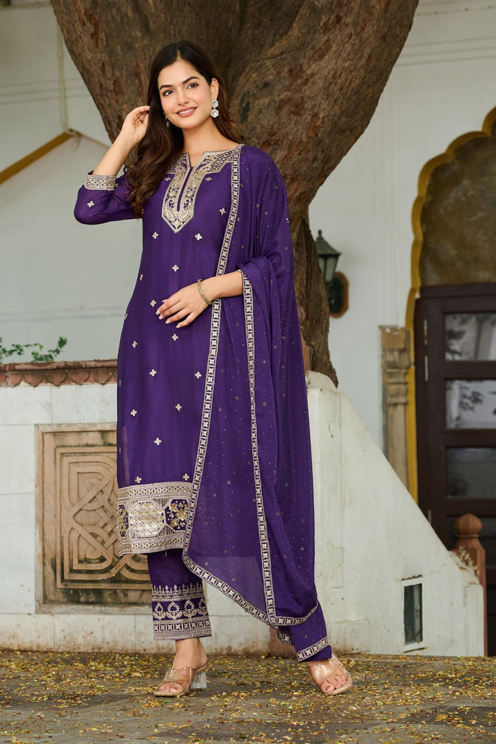 Lopa orchid full work suit set