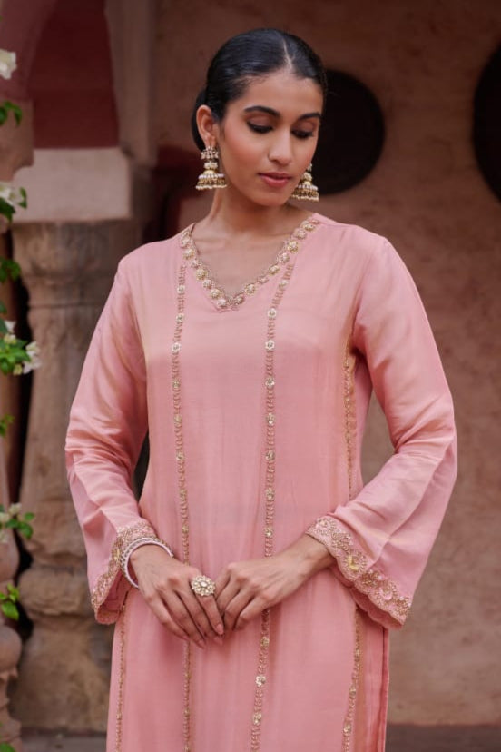 Gaurisha Ruddy Full work Premium Suit Set