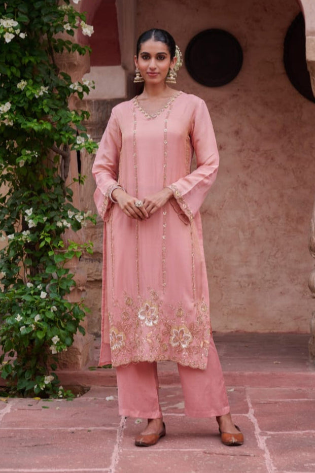 Gaurisha Ruddy Full work Premium Suit Set