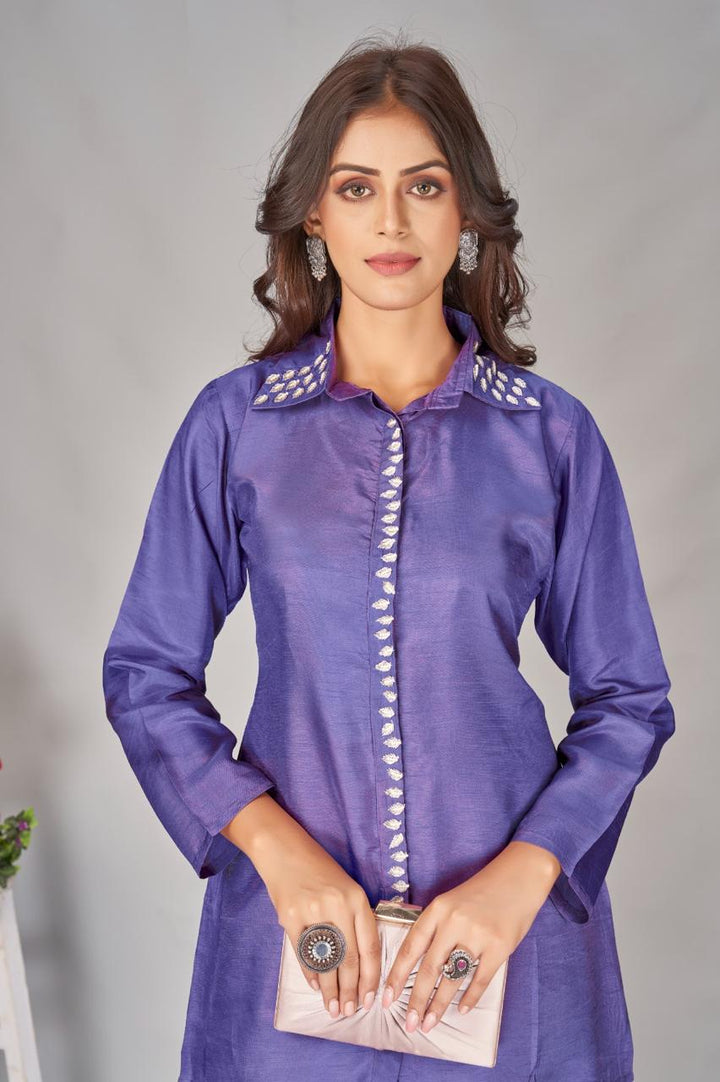 Divya Thistle full work co-ord set