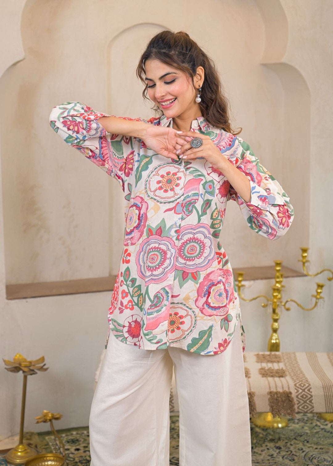 Hardik fauna printed Co-ord set