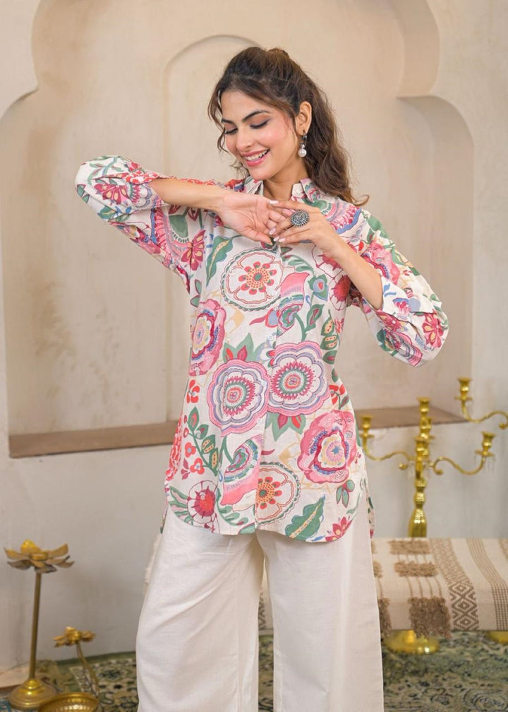 Hardik fauna printed Co-ord set