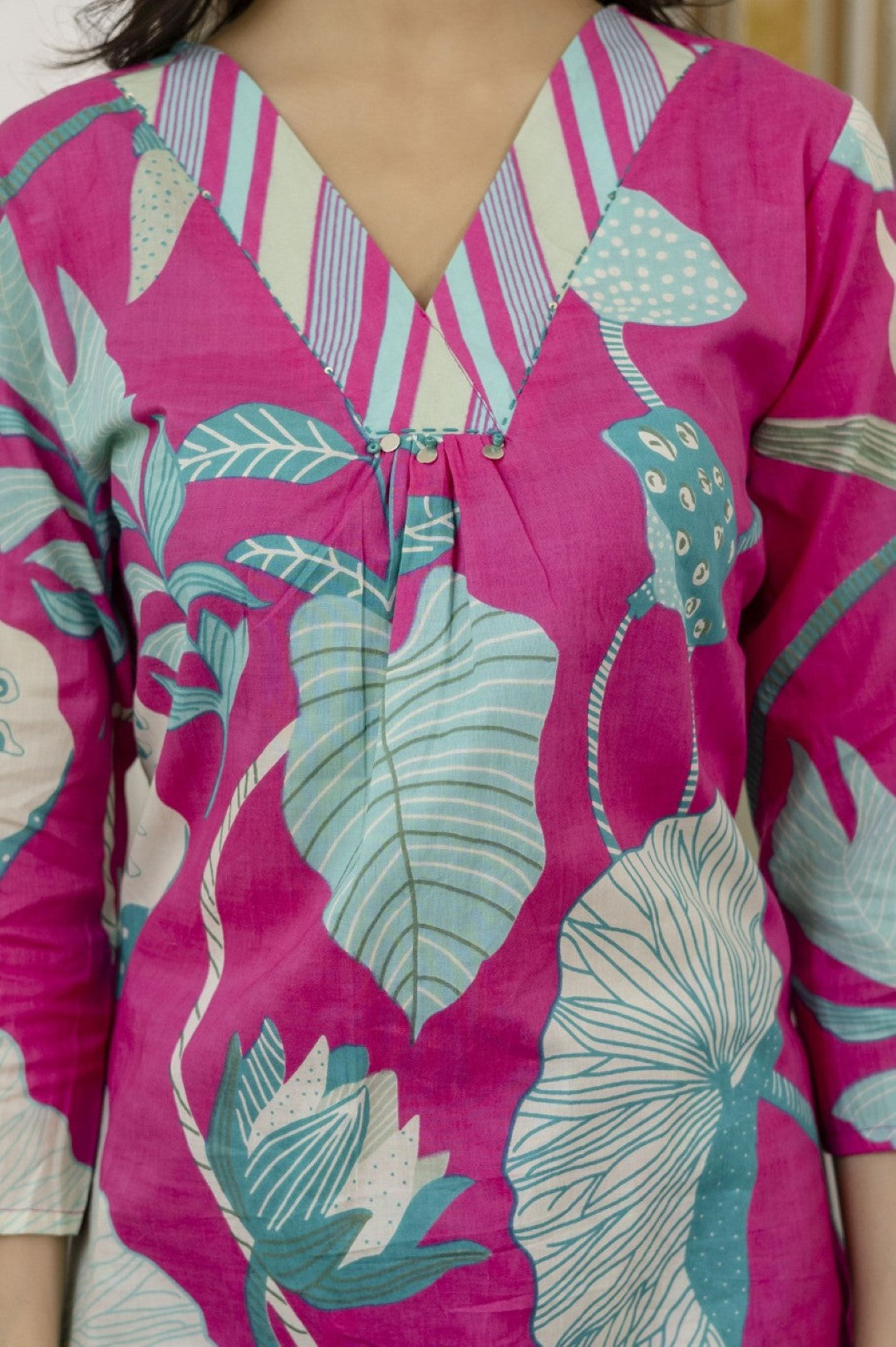 Mahua rouge printed kurta pant set