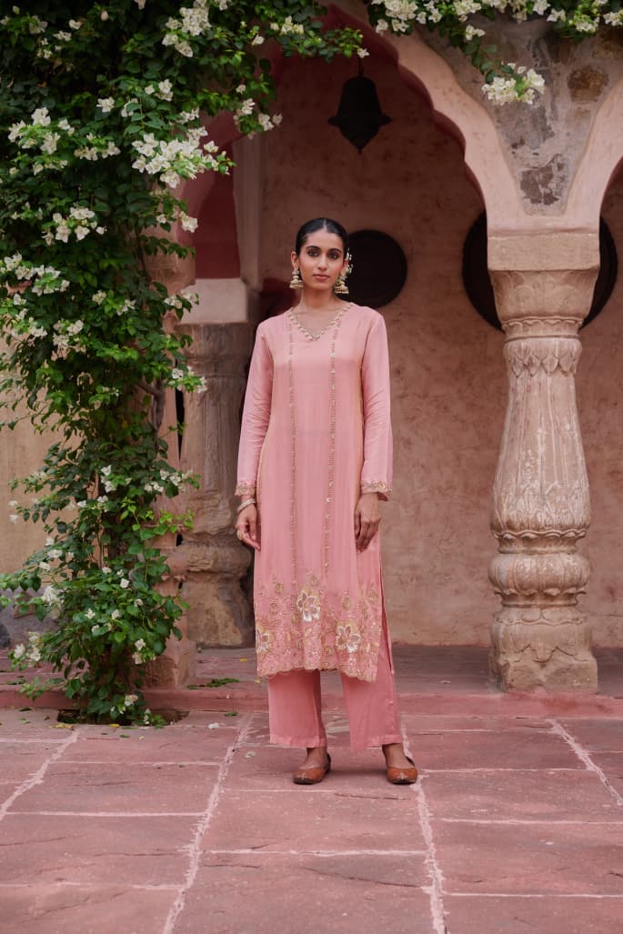 Gaurisha Ruddy Full work Premium Suit Set