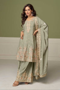 Imli Ash Full Work Premium Suit Set