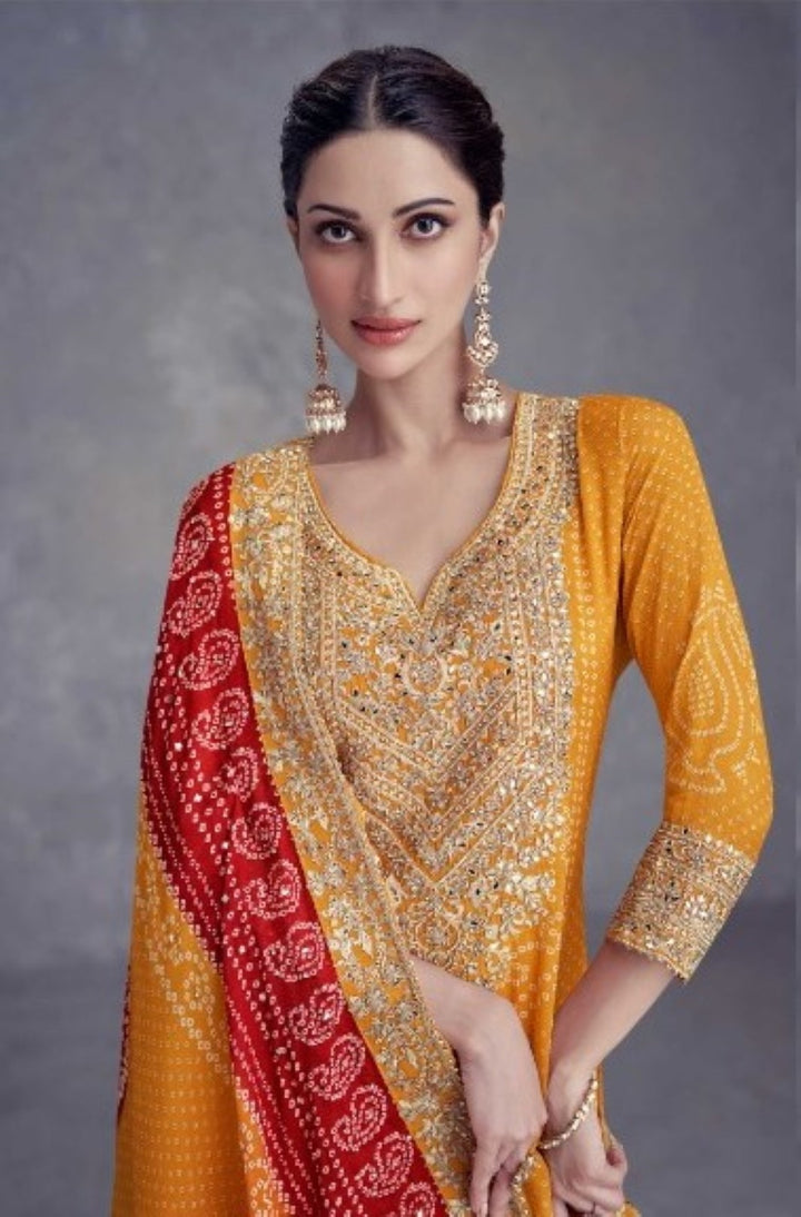 Dhunki amber premium full work suit set