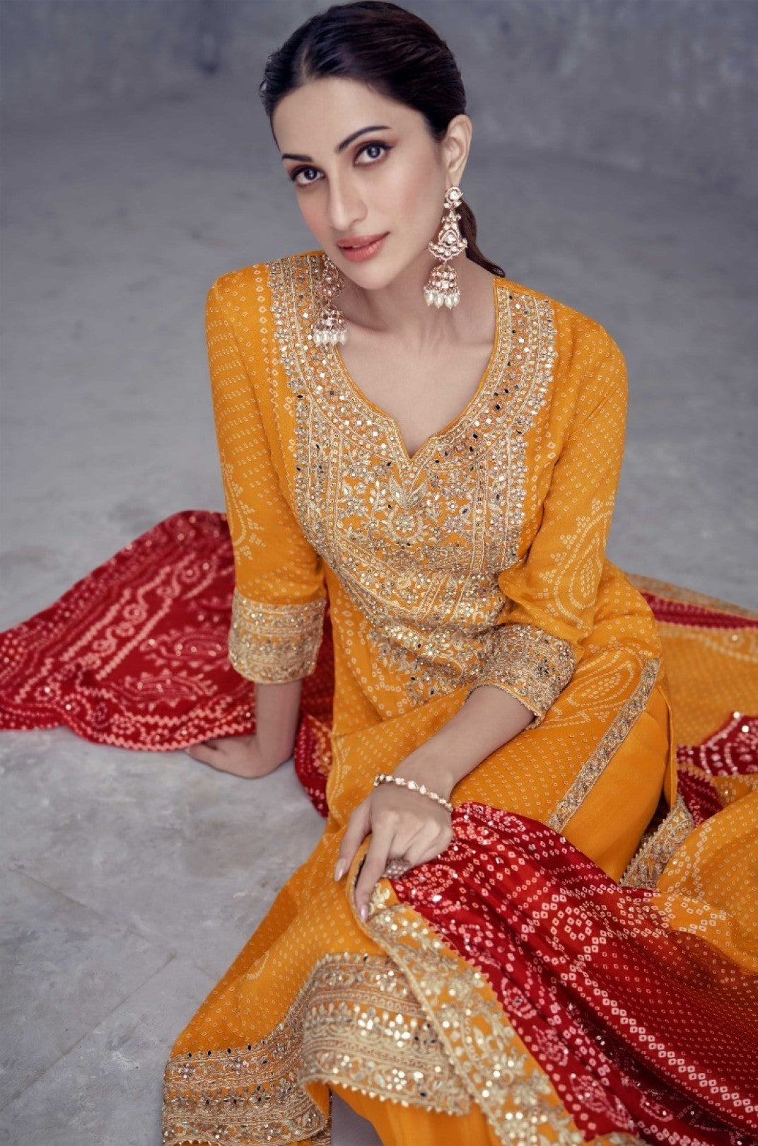 Dhunki amber premium full work suit set