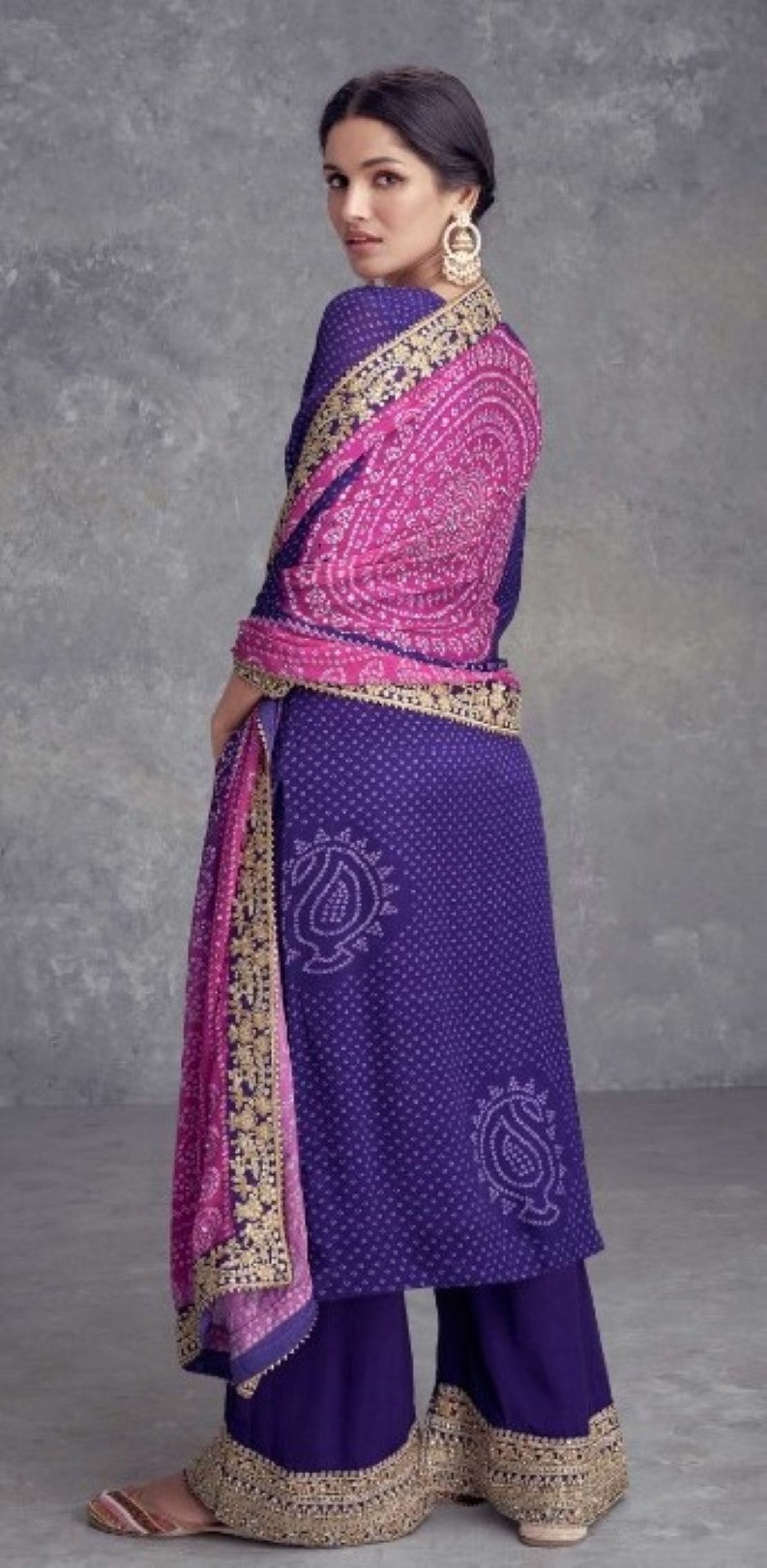 Dhunki orchid premium full work suit set