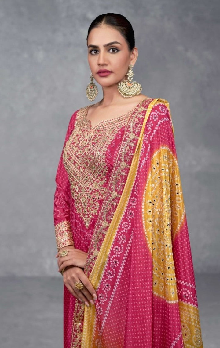 Dhunki rose premium full work suit set
