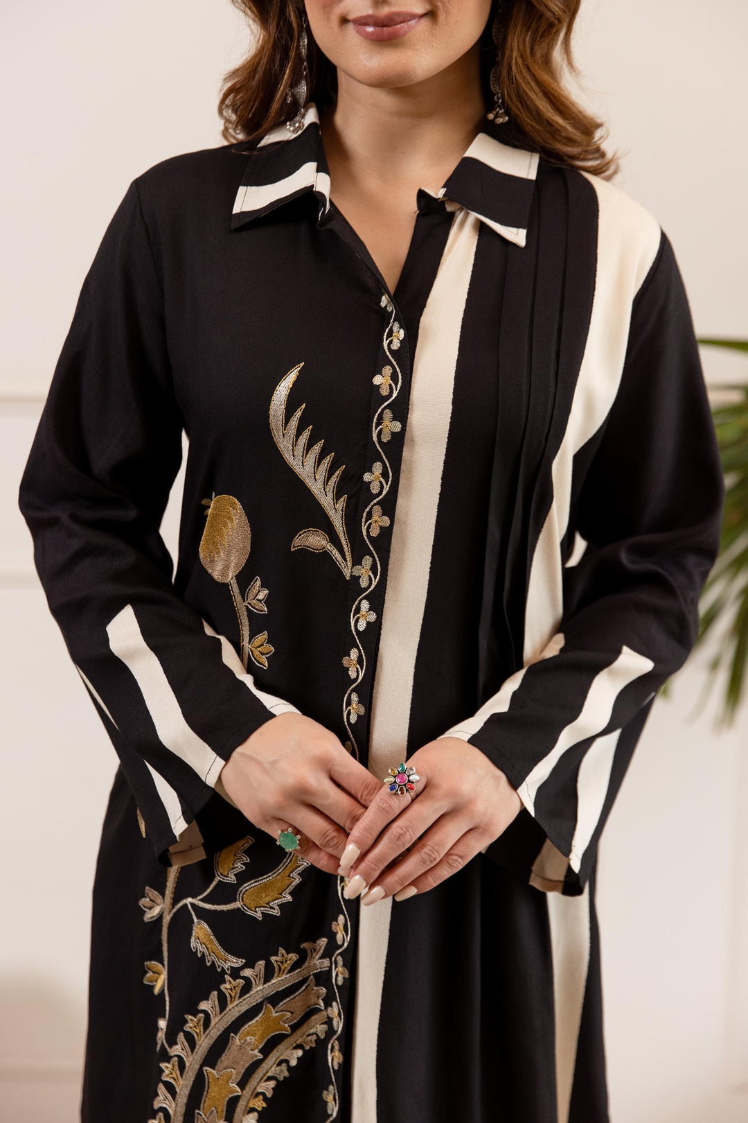 Stravi sable printed cotton Kurta Pant set