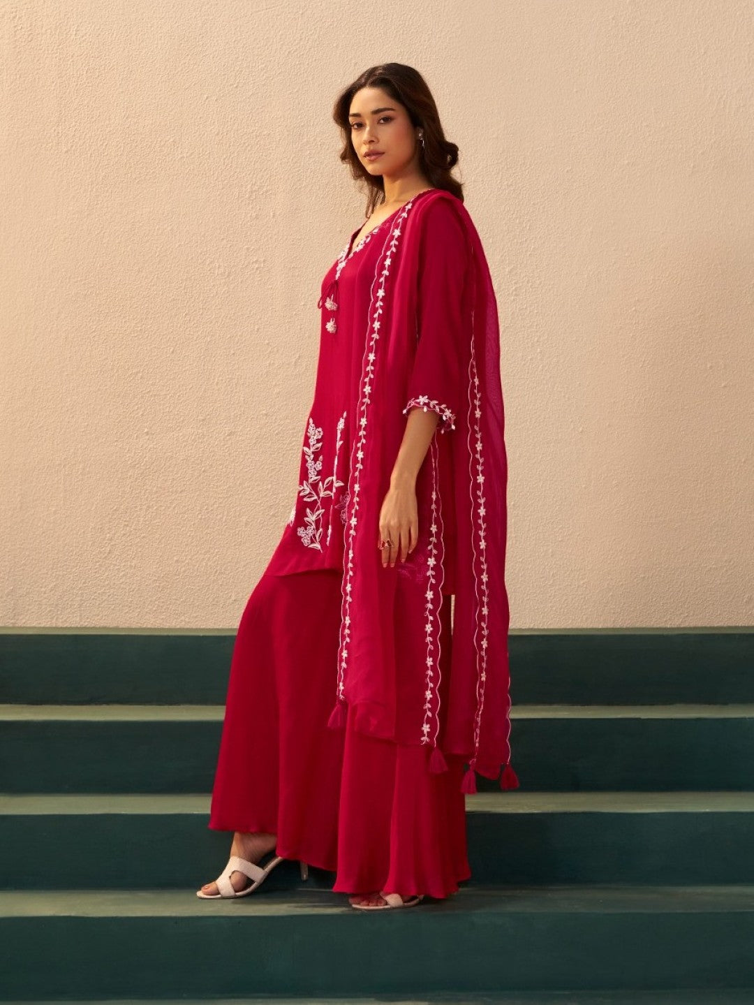 Albeli Sindoori Embroidery Premium Suit Set