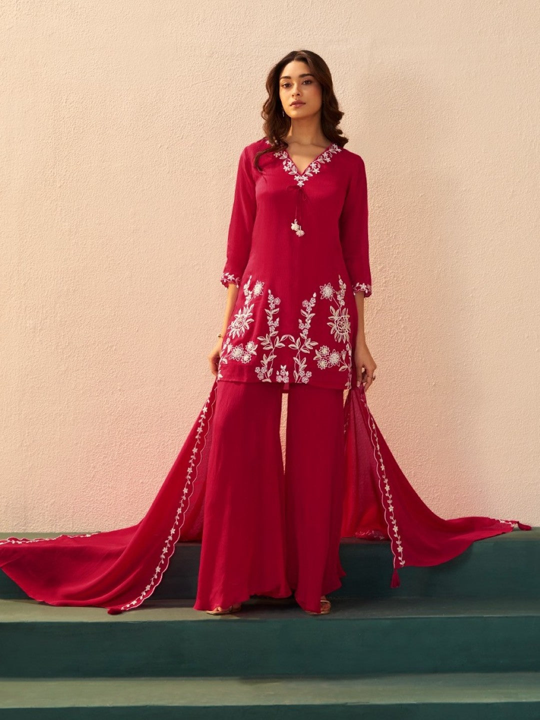 Albeli Sindoori Embroidery Premium Suit Set