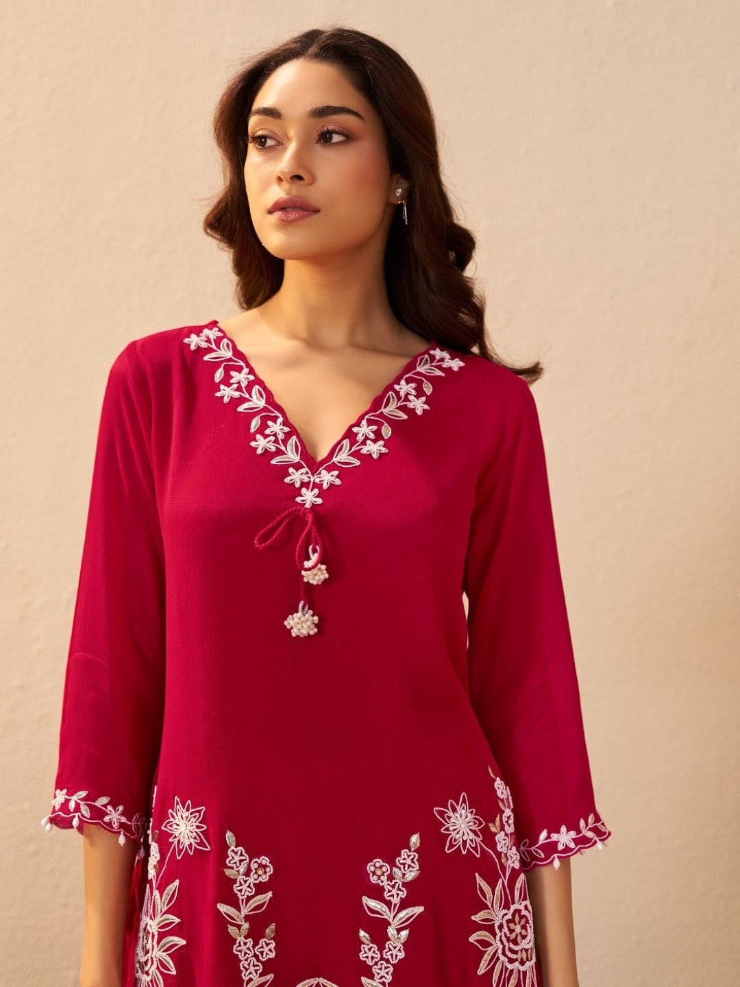 Albeli Sindoori Embroidery Premium Suit Set