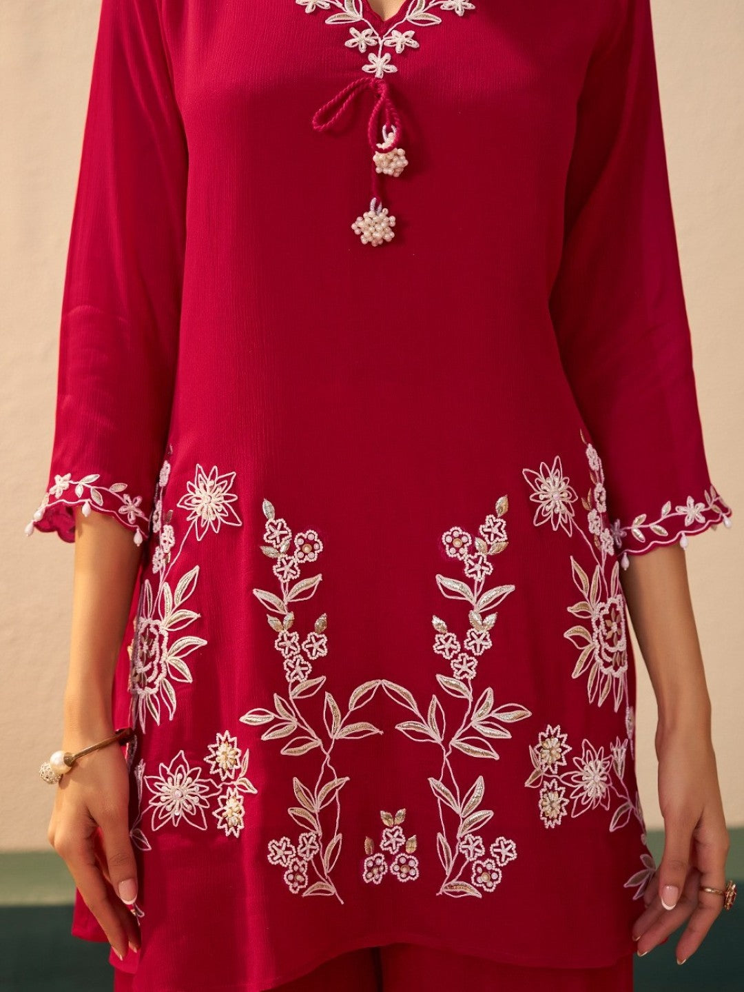 Albeli Sindoori Embroidery Premium Suit Set