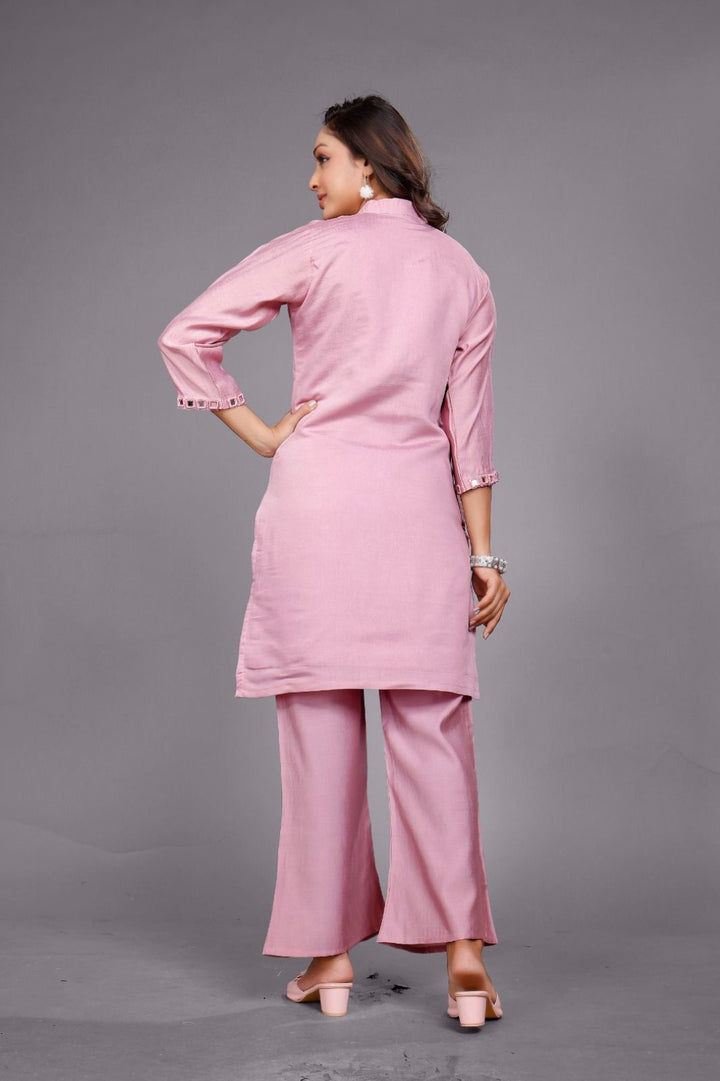 Divya candy mirror work co-ord set